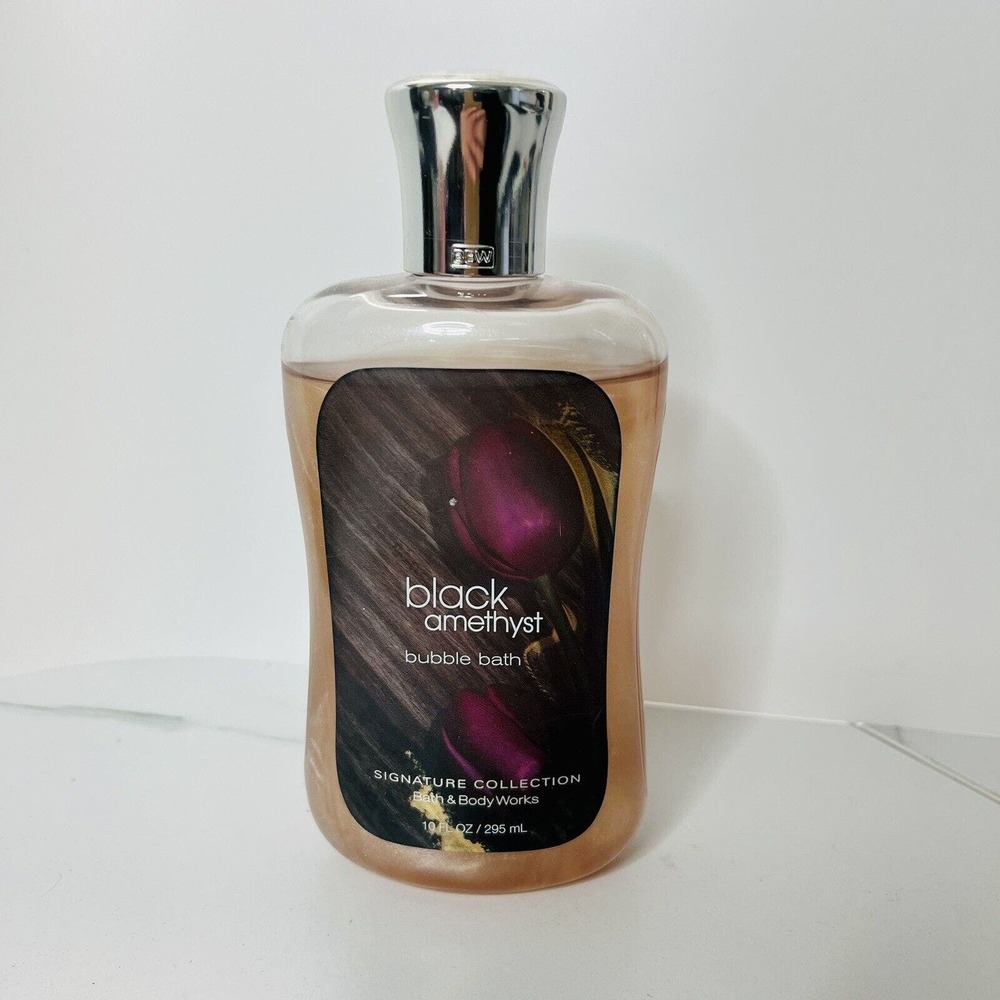 BATH AND BODY WORKS BLACK AMETHYST Bubble Bath 10 OZ.